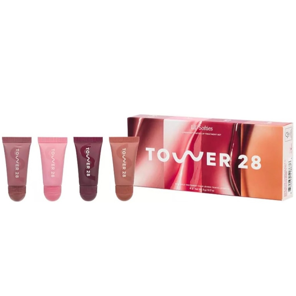 Tower 28 Lil Softies Tinted Lip Treatment Set Lmt. Ed. 0.17oz/5g NIB Sold Out